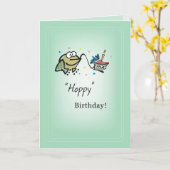 2739 Kikkergaar Birthday Kaart (Gele Bloem)