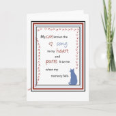 2743 het Lied van de kat in de Verjaardag van het Kaart (Voorkant)