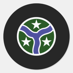 278e Pantserregiment Patch 278e ACR Ronde Sticker