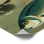 27. 諸 図, 若 diverse vissoorten, Jakuchu, Japan Art. Poster (Hoek)