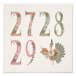 27 28 29 Turkey | Community Sharing of Blessings Foto Afdruk