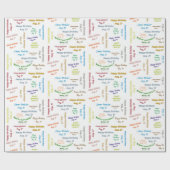 27 Augustus Verjaardagscadeau Inpakpapier (Vlak)