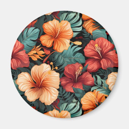 #27 Bloemen patroon Magneet (Voorkant)