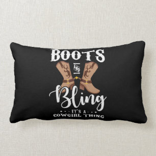 27.Boots en Bling zijn een cowgirl ding Kussen