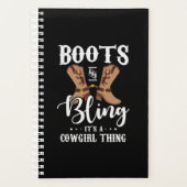 27.Boots en Bling zijn een cowgirl ding Planner (Voorkant)