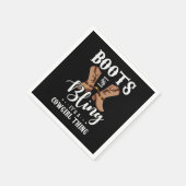 27.Boots en Bling zijn een cowgirl ding Servet (Hoek)