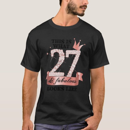27 & Fabulous I Rose And White Party Group Candid T-shirt (Voorkant)