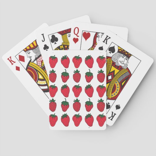 27 februari - Aardbeiendag Speelkaarten (Achterkant)