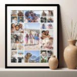 27 Fotocollage gepersonaliseerd Poster<br><div class="desc">Creëer a Photo Collage Gepersonaliseerd poster van Ricaso - voeg 27 individuele foto's toe om een 27 fotocollage te maken - Laat je creativiteit de vrije loop en pas het aan met zevenentwintig van je favoriete foto's. Dit veelzijdige collage poster laat je je favoriete afbeeldingen zien en brengt je favoriete...</div>