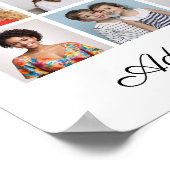 27 Fotocollage Voeg uw eigen tekst toe Poster (Hoek)