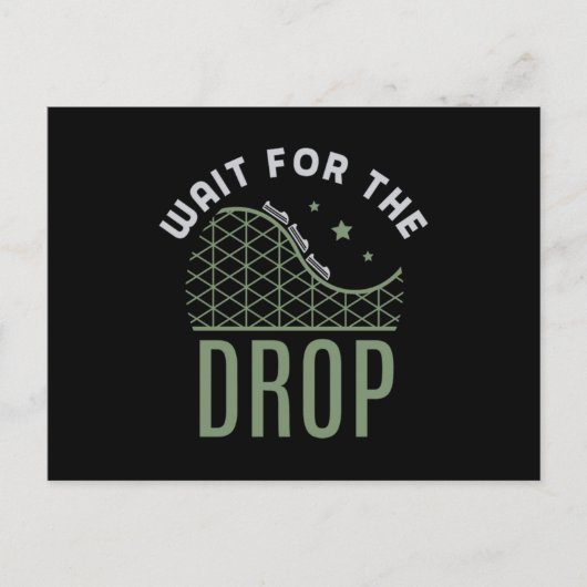 27.Het onderzetter van de roller wacht op de dalin Uitnodiging Briefkaart (Voorkant)