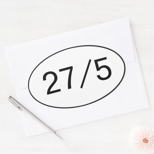 27-in-5 sticker (Envelop)