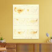 27 Interstatelijke migratie 1890 MONJ Canvas Afdruk (Insitu (Woonkamer))