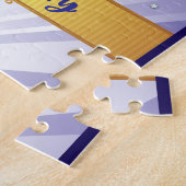 27 jaar herstel Jubileum vet cijfer Legpuzzel (Zijkant)