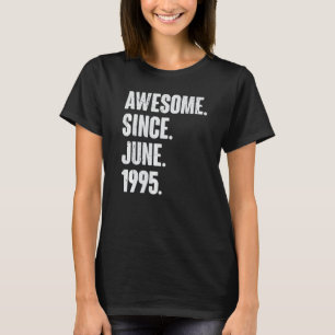 27 jaar oud 27e verjaardag Geweldige sinds juni 19 T-shirt