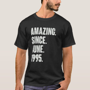 27 Jaar Oud 27e Verjaardag Uitstekend sinds juni 1 T-shirt