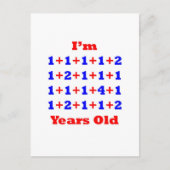 27 jaar oud! briefkaart (Voorkant)