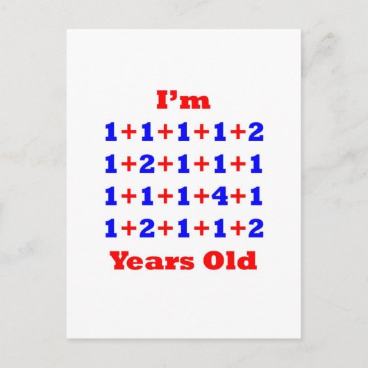 27 jaar oud! briefkaart (Voorkant)