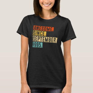 27 jaar oud Geweldige sinds september 1995 27e mil T-shirt