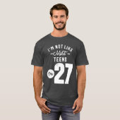 27 jaar oude cadeau | 27e verjaardag van cadeauide t-shirt (Voorkant volledig)