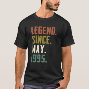 27 jaar oude leggende sinds mei 1995 27e verjaarda t-shirt