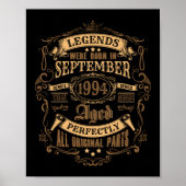 27 jaar oude verjaardag Legend juli 1994 27e Poster (Voorkant)