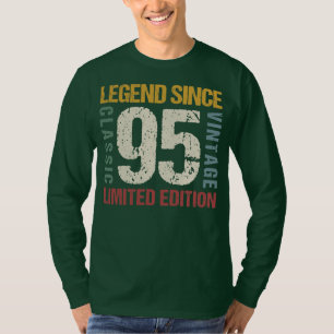 27 jaar oude Vintage 1995 27e verjaardag T-shirt