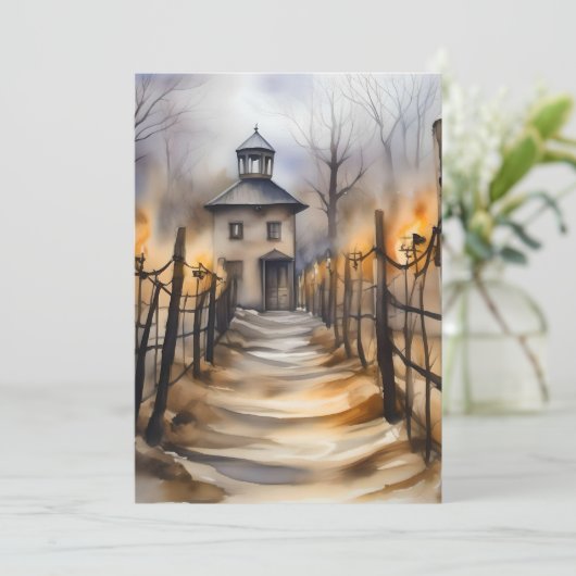 27 januari Internationale Holocaust Herdenkingsdag Feestdagenkaart (Staand voorkant)