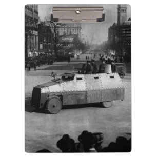 27 maart 1917:  De pantserwagen Klembord