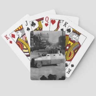 27 maart 1917:  De pantserwagen Pokerkaarten