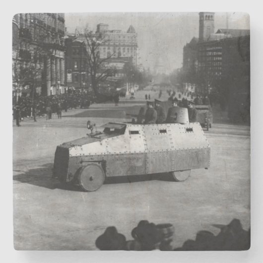 27 maart 1917:  De pantserwagen Stenen Onderzetter (Voorkant)