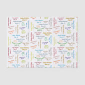 27 mei, 27-jarig weefselpapier tissuepapier (Voorkant)