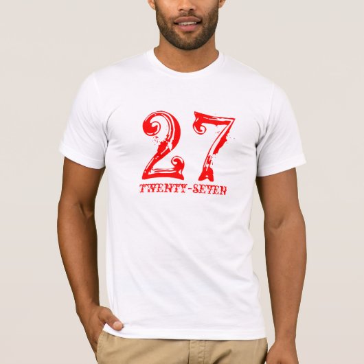 27 T-SHIRT (Voorkant)