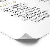 27 Tafels Vind uw Seat Zitplaatsschema Plan Poster (Hoek)
