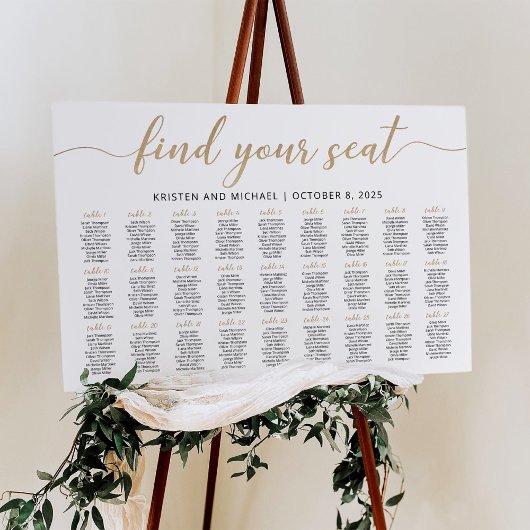 27 Tafels Vind uw Seat Zitplaatsschema Plan Poster