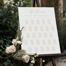 27 Tafels Welkom Zitplaats Chart Poster