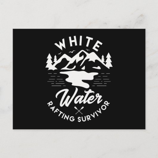 27.White Water Rafting Survivor Aankondigingskaart (Voorkant)