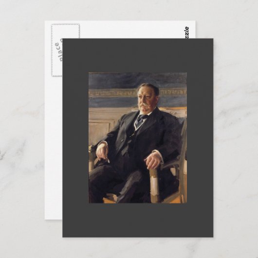 27 William Howard Taft Briefkaart (Voorkant / Achterkant)