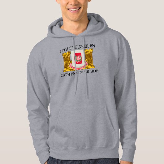 27E ENGINEER BATTALION 20E ENGINEER BRIGADE  HOODIE (Voorkant)