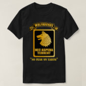 27e infanteriekreiment Wolfhounds Chest Nec Aspera T-shirt (Design voorkant)