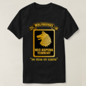27e infanteriekreiment Wolfhounds Chest Nec Aspera T-shirt (Design voorkant)