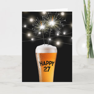 27e jaarsparkler in bier kaart