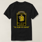 27e kindermeisje Regiment Wolfhounds U T-shirt (Design voorkant)
