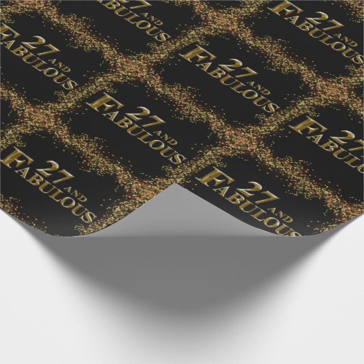 27e verjaardag cadeaupapier (Hoek)