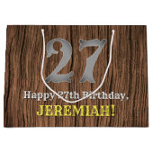 27e verjaardag: Country Western geïnspireerd uiter Groot Cadeauzakje (Voorkant)