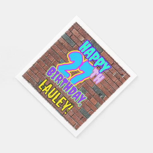 27e verjaardag ~ Fun, geïnspireerd door Urban Graf Servet (Hoek)