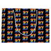 27e verjaardag: Fun Rainbow Event Nummer 27 Patroo Groot Cadeauzakje (Achterkant)