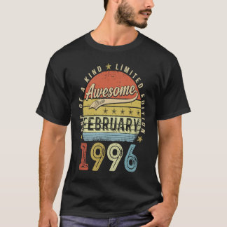27e verjaardag Geweldige sinds februari 1996 27 ja T-shirt