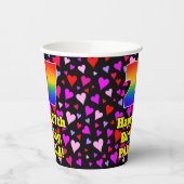 27e verjaardag: Het liefhebbende Kunstpatroon, Reg Papieren Bekers (Links)