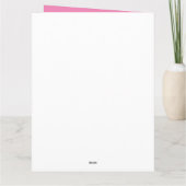 27e verjaardag Kaart met naam van de ontvanger (Achterkant)